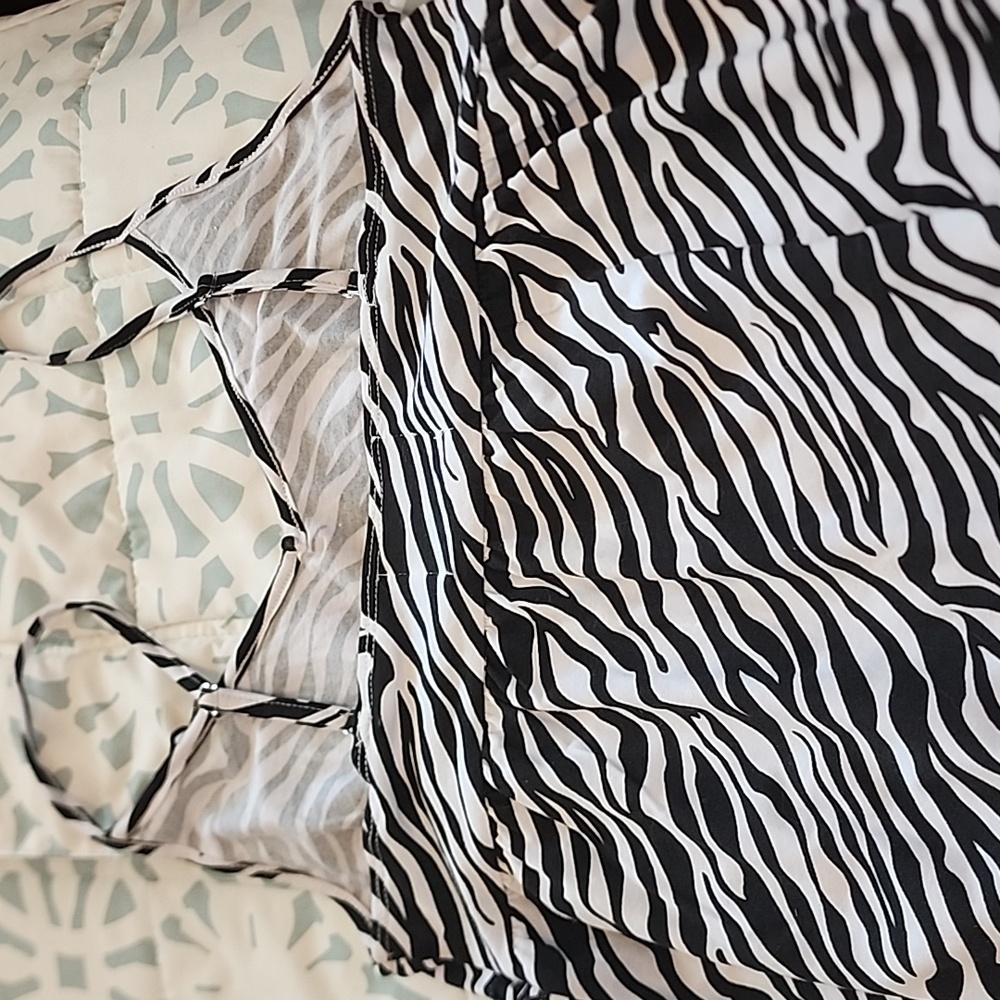 Zebra Print Tank Set - Picture 7 of 7